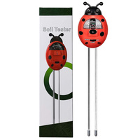 Humidimètre de sol 4-en-1 ph-mètre de sol testeur de sol pour la lumière d'humidité, les nutriments Ph outils de soins des plantes idéal pour le jardin pelouse, loin