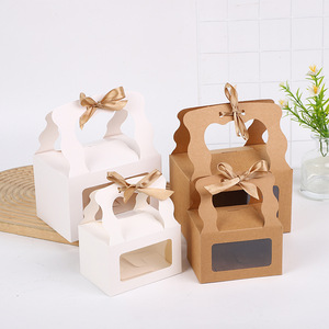 Scatola Regalo Portatile Trasparente con Finestra, Ecologica, per Bomboniere, Cioccolatini, Caramelle e Snack per <span class=keywords><strong>Feste</strong></span> - Product Image 2