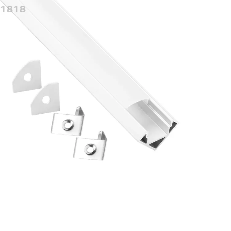 ZM1818 Pvc Perfil Para Led Bar, Canal de Spot de Perfil de Alumínio Luz De Tira Conduzida Flexível