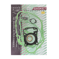 Juego de juntas para motocicleta TITAN150, cilindro superior de acero inoxidable, forma plana, papel de goma, Metal, cobre, plástico, mejor precio, Kit de cabeza