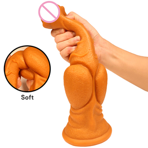 เครื่องจำลองอวัยวะเพศชายสำหรับผู้หญิง ทำจากซิลิโคนเนื้อนุ่ม รูปทรงกระบอก  ปลอดภัยต่อสิ่งแวดล้อม กันน้ำ ใช้สำหรับช่วยตัวเอง ของเล่นทางเพศสำหรับผู้ใหญ่ - Product Image 2
