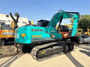 Excavadora de cadenas de 20 toneladas SK200D, excavadora de demolición de servicio pesado con motor Hino para minería de mármol y granito - Product Image 4