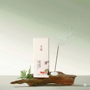 Портативный экологичный подарочный набор китайских благовоний ручной работы с натуральными благовониями из агарового дерева и подставкой для благовоний (для всех сезонов) - Product Image 2