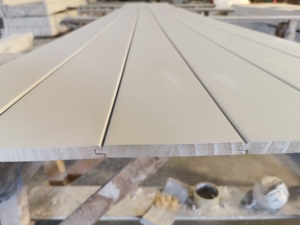 2024 nóng bán Chất lượng cao tường trang trí màu trắng sơn lót gỗ thông tường shiplap - Product Image 4