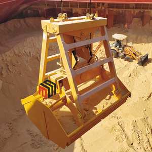 קליפת תפוז קליפה לתפוס דלי מותאם אישית 12cbm 25t חשמלי הידראולי פליפ שליטה מרחוק לתפוס דלי עבור מנופים ימיים - Product Image 2