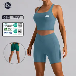 Премиум нейлоновые спортивные шорты с высокой талией Компрессионные спортивные байкерские шорты на заказ женские шорты для йоги