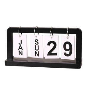 Calendario de escritorio de madera Mystic Arts, organizador de escritorio moderno, decoración para el hogar y la oficina, regalo para uso diario - Product Image 5