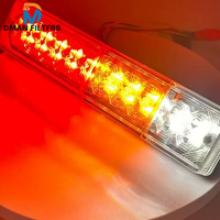 Nouvelles barres de feux arrière universelles étanches 20 LED 12V clignotant ambre blanc marche arrière rouge frein feu de position pour camion remorque VR