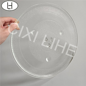 <span class=keywords><strong>Plateau</strong></span> tournant en <span class=keywords><strong>verre</strong></span> pour <span class=keywords><strong>micro</strong></span>-ondes résistant aux hautes températures, 315 mm, 3 branches, plaque de remplacement en <span class=keywords><strong>verre</strong></span> borosilicate - Product Image 5