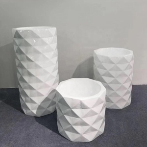 Macetas de Fibra de Vidrio de Diseño Nórdico, Grandes, para Decoración de Jardín, Macetas de Pie para Interiores y Exteriores - Product Image 6