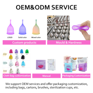 Coupe menstruelle réutilisable en <span class=keywords><strong>silicone</strong></span> de qualité médicale 100% <span class=keywords><strong>silicone</strong></span> de qualité médicale - Product Image 6