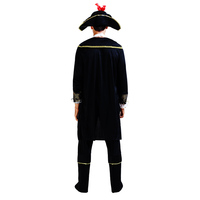 Costumes de pirate pour hommes adulte Halloween mâle capitaine Jack Sparrow Costume Pirates des Caraïbes Cosplay