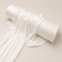Tissu extensible en soie de lait pour draperie de mariage, couleur beige, pour plafond ondulé de salle de mariage, décoration de scène d'hôtel de style coréen