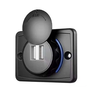 Phổ 12V 24V kép USB sạc nhanh ổ cắm với LED ánh sáng không thấm nước 3.1A đầu ra xe sạc cho Marine phương tiện đi lại - Product Image 3