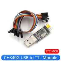 CH340G USB'den TTL'ye Seri Adaptör Modülü STC MCU Programlama İndirici USB'den UART'a Dönüştürücü Kartı