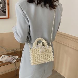 Bolso de Mano de Diseño Exclusivo 2026 para Mujer, con Cuentas Acrílicas, Cadena para el Hombro, Mini Asa de Perlas, Ideal para Bodas, Fiestas y Regalos - Product Image 5