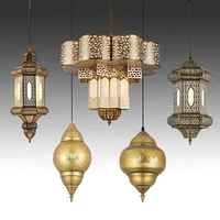 Lustre marocain classique ajouré sculpté, style rétro exotique, pour restaurant, café, hôtel, club