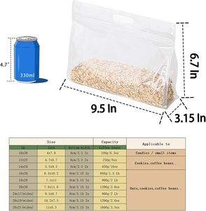 Sachet Doypack en plastique à fermeture zip pour supermarché, épicerie, aliments, fruits coupés, légumes et poulet rôti - Product Image 2