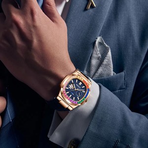 Onola 3855CH Caja de acero inoxidable para hombre Compras en línea de lujo Relojes de pulsera mecánicos Hombres <span class=keywords><strong>Reloj</strong></span> mecánico automático - Product Image 4