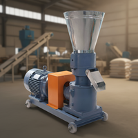 Machine de fabrication de granulés d'aliments pour animaux, granulateur d'aliments pour petits bovins et volailles, moulin à granulés de biomasse animale