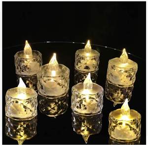 Luces LED de Té Realistas y Brillantes con Efecto de Llama, Velas sin Llama que Funcionan con Batería, Luz LED de Té para Decoración de Bodas - Product Image 4