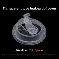 Capuchon anti-fuite en plastique pour gobelets à boissons chaudes et froides – Couvercles en PP injecté pour gobelets à emporter