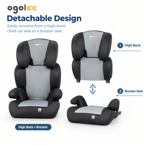 Siège auto en tissu de sécurité pour bébé R129 de 100-150 cm, siège auto pour enfant avec <span class=keywords><strong>Isofix</strong></span>, rehausseur pour enfant de 4 à 12 ans, poids maximal 36 kg, groupe 23 - Product Image 1