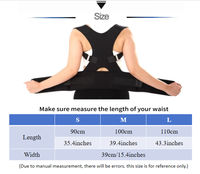 Ceinture de soutien dorsal ajustable en néoprène Star pour le soulagement de la scoliose et du stress spinal