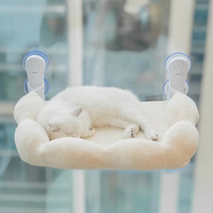 Hamaca para Gatos en Forma de Nube Premium, Cama para Gatos de Felpa Suave para Ventana con Ventosas Fuertes, Accesorios para Mascotas - Product Image 2