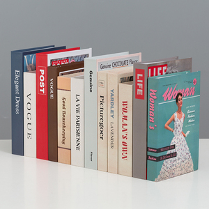 Échantillon de salon modèle 2026, avec objets décoratifs et faux livres placés <span class=keywords><strong>sur</strong></span> <span class=keywords><strong>la</strong></span> table - Product Image 4
