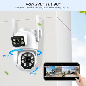 Caméra de surveillance CCTV WiFi YTX Cat6 sans abonnement pour extérieur, <span class=keywords><strong>vision</strong></span> monoculaire, connexion <span class=keywords><strong>satellite</strong></span> pour ferme - Product Image 3