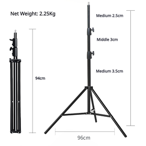 Kit Luce <span class=keywords><strong>Video</strong></span> LED COB FG-500X 500W con Asta Luminosa da 288cm e Softbox Parabolico Profondo da 90cm per Streaming Live e Fotografia - Product Image 4