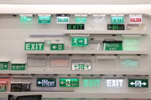 ABS 3W <span class=keywords><strong>prix</strong></span> <span class=keywords><strong>de</strong></span> gros lumière <span class=keywords><strong>de</strong></span> sortie <span class=keywords><strong>de</strong></span> secours panneau <span class=keywords><strong>de</strong></span> sécurité industrielle commerciale éclairage d'incendie rechargeable - Product Image 5