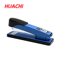 Agrafeuse de bureau portable HUACHI, agrafage manuel 24/8 pour 50 feuilles