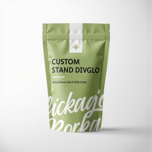 Tùy chỉnh phân hủy sinh học nhựa dây kéo túi màu trắng và nâu Cửa sổ bao bì thực phẩm cho trà và đường giao hàng nhanh chóng - Product Image 2