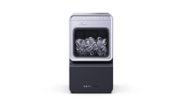 Comptoir de machine à glaçons intelligent avec poignée, 10kg/24h, couvercle supérieur amovible, nettoyage automatique, machine à glaçons portable pour la maison