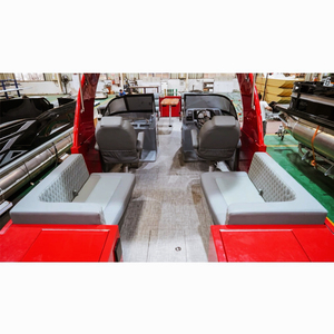 Sang trọng tritoon RC du thuyền sợi thủy tinh nhôm wakeboard Thuyền phao thuyền cho trôi - Product Image 6