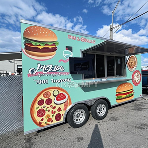 Cuisine entièrement équipée pour pizzas, logos personnalisés, designs d'autocollants uniques, image de marque professionnelle, camion de tacos, concession de boulangerie, remorque alimentaire - Product Image 1