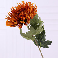Fleurs artificielles en tissu chrysanthème griffe de dragon Shangchu pour décoration de mariage et d'arrangements floraux de lieux de réception