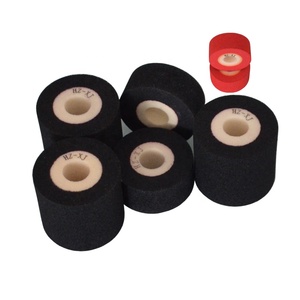 Black 36mm*32mm Hot Melt <strong>Ink</strong> Roller / Hot <strong>Ink</strong> <strong>Roll</strong> for Automatic Batch <strong>Coder</strong> - Product Image 2