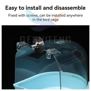 Özelleştirilmiş renk muhabbet kuşu Mini domates güvercin kuş kafesi banyo - Product Image 5