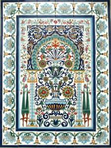 Murales de Azulejos Personalizados Hechos a Mano, 1210 mm x 1510 mm, Azulejos de Arte, Cerámica Hecha a Mano, Arte Cerámico, Mosaico para Hoteles, Jardines Exteriores, Arte <span class=keywords><strong>Mural</strong></span> - Product Image 4
