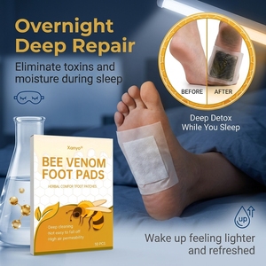 Fabrication OEM, étiquette personnalisée, patch pour les pieds au venin d'abeille, patchs détoxifiants pour les pieds, patchs adhésifs au venin d'abeille pour un nettoyage en profondeur et un meilleur sommeil - Product Image 3