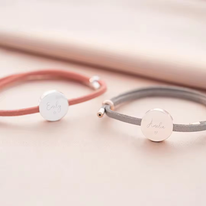 <span class=keywords><strong>Bracciale</strong></span> con Perline Rotonde da 10mm in Acciaio Inossidabile, Personalizzabile con <span class=keywords><strong>Incisione</strong></span> Logo, Disco Vuoto per Stampa in <span class=keywords><strong>Argento</strong></span> e Oro 18k - Product Image 1