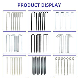 Piquets et chevilles en acier pour la <span class=keywords><strong>construction</strong></span> <span class=keywords><strong>de</strong></span> stabilisation des routes Clous au sol à tige lisse et <span class=keywords><strong>base</strong></span> stabilisée en ciment - Product Image 5