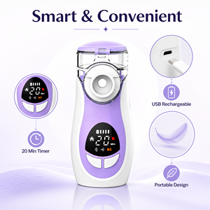 <span class=keywords><strong>Nebulizador</strong></span> de Malla Innovador, Recargable, <span class=keywords><strong>Nebulizador</strong></span> Eléctrico, Mini <span class=keywords><strong>Nebulizador</strong></span> Digital Portátil - Product Image 5