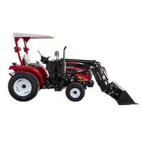 Tracteur agricole 25 CV 4x4, moteur EPA Tier 4/EU Stage V, homologation COC, transmission par engrenages, garantie 1 an