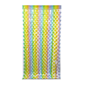 San valentino festa decorazione da parete pioggia tenda di seta con <span class=keywords><strong>cuore</strong></span> a <span class=keywords><strong>cuore</strong></span> tenda e porta amore tenda pioggia sfondo per il partito - Product Image 3