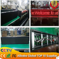 Vente en gros P10 * P8 écran LED pour panneau de signalisation de bus P8.2 panneau de destination LED de bus P7.62 affichage de panneau LED de bus publicitaire