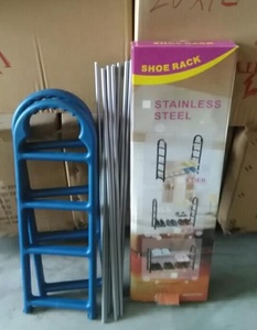 FIRST HORSE Multifunctional 4 Tiers Metal <strong>Shoe</strong> Storage Shelf 12 Pairs Portable Sturdy <strong>Shoe</strong> <strong>Holder</strong> for Entryway - Product Image 2